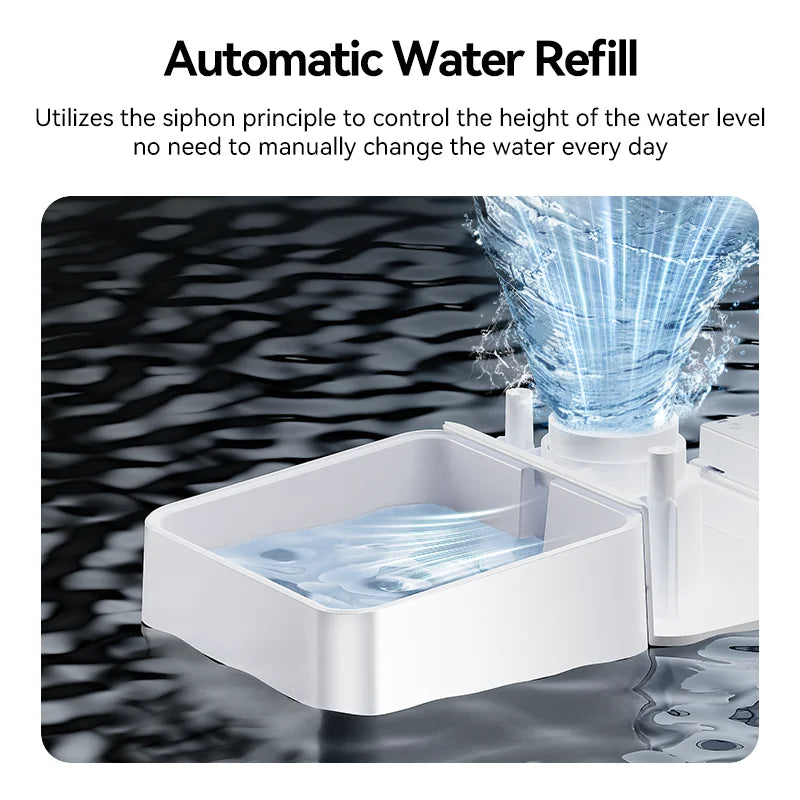 8.5L Automatic Pet Feeder Water Fountain WIFI APP Remote Control Smart Dog 5L Food Dispenser 3.5L Gravity Water Drinker ﻿